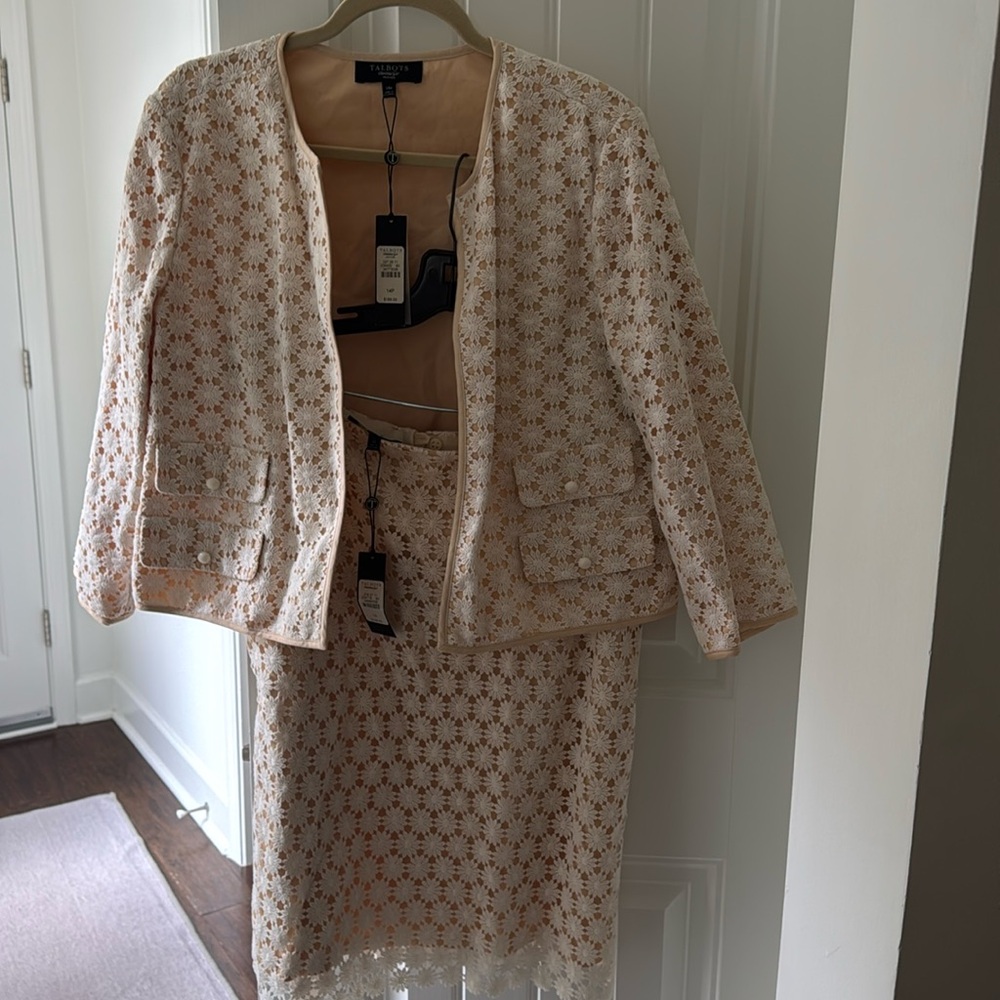 Talbots Jacket and Skirt Suit Set, large